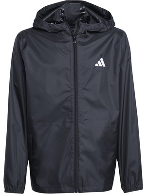 AJL9046 Adidas J Raın Jkt &amp;ccedil;ocuk Yağmurluk-R&amp;uuml;zgarlık Siyah