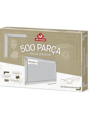 Puzzle Beyaz 500 Parça Demonte Puzzle Çerçevesi