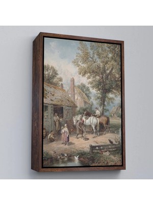Uslucan Alışveriş Ahşap Çerçeveli Foster Myles Birket The Smithy TABLO-8032