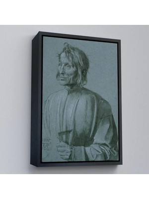 Uslucan Alışveriş Ahşap Çerçeveli Albrecht Dürer - Mimar Hieronymus Von Augsburg TABLO-7421