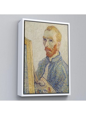 Uslucan Alışveriş Ahşap Çerçeveli Vincent Van Gogh - Otoportre TABLO-7457