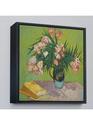 Uslucan Alışveriş Ahşap Çerçeveli Vincent Van Gogh Zakkum TABLOSU-8359