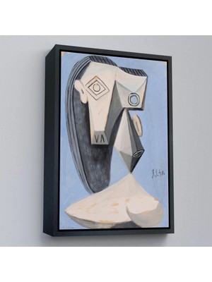Uslucan Alışveriş Ahşap Çerçeveli Pablo Picasso - Gerçeküstü Kadın TABLO-7418