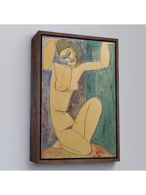 Uslucan Alışveriş Ahşap Çerçeveli Amedeo Modigliani - Cariatide TABLO-8089
