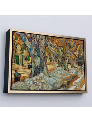 Uslucan Alışveriş Ahşap Çerçeveli Vincent Van Gogh Sokak Emekçileri TABLO-7167