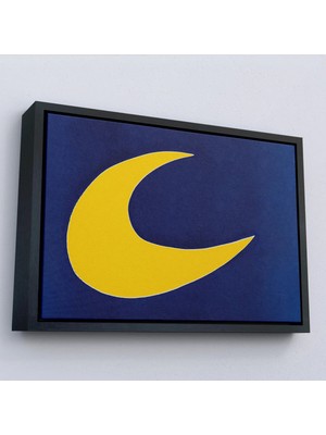 Uslucan Alışveriş Ahşap Çerçeveli Joan Miro Güneşin Şarkısı TABLOSU-7074