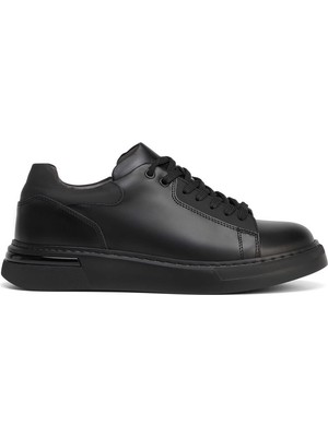 Tergan Siyah Hakiki Deri Erkek Sneaker - E26S1AY57850-A23