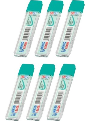 M-600 Min 0,7 mm Versatil Kalem Ucu 2B 60 mm 6'lı Mikro Kalem Uçları Seti