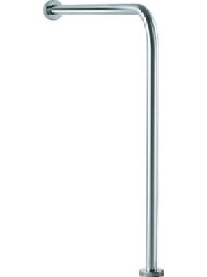 MaxiFlow Modern Tasarımlı Paslanmaz Engelli Yerden Duvara Tutunma Barı Ø 32 (75X75CM)