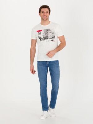Cacharel Blue Regular Fit Jeans