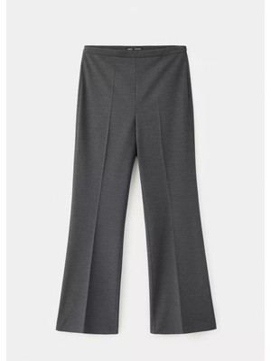 Mango Ütü Çizgili Flare Pantolon