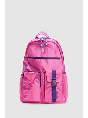 U.S. Polo Assn. Kız Çocuk Pembe Okul Çantası 50317426-VR041