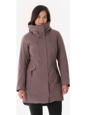 Decathlon Quechua Kadın Outdoor Su Geçirmez Kar Montu/kışlık Mont - Kahverengi - NH500 -10 °c