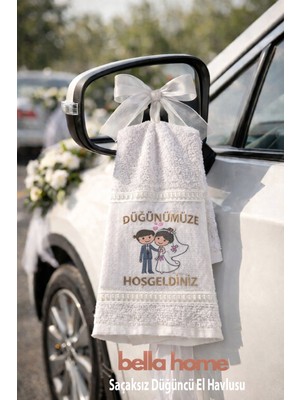 Bella Home Saçaksız Düğüncü El Havlusu | 40X70 cm | 1100 gr | 12’li Ekonomik Paket