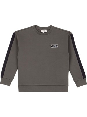 Jeep Haki Erkek Çocuk Baskılı Sweatshirt J6WB-SWT7705