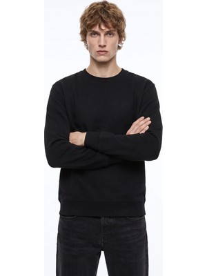 Limon Gri Erkek Relaxed Sweatshirt L6WM-SWT9518