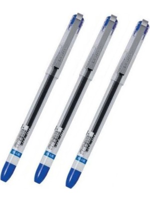 Dong-A My Gel 0.5mm Mavi Ince Iğne Uçlu Jel Kalem 3 Adet Mavi Renkli Kalemler