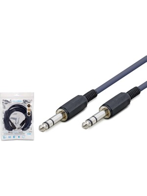 Skygo 6.35 Mm Stereo Jack Kablosu 3 M Siyah HDX1049