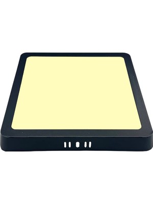 K2 KDL432B 18W Sıvaüstü Kare Panel LED Armatür Siyah Kasa 3000K Günışığı 1440 Lümen 230V Ac IP20