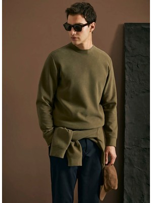 Lufian Sweatshirt, L, Kahve