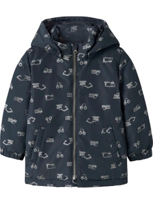 Name It Lacivert Erkek Çocuk Desenli Mont 13255202 Nmmmax Jacket Pa Ref Aop N