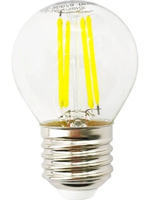 K2 KES497 4W Edison LED Ampul E27 Duy 6500K Beyaz 440 Lümen Dekoratif Rustik LED Ampul