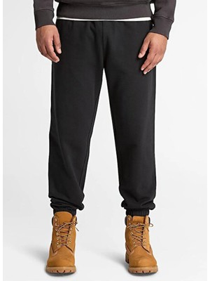 Timberland Siyah Erkek Logo Baskılı Pantolon TBC0YHBW0011 Exeter Rıver Sweatpan