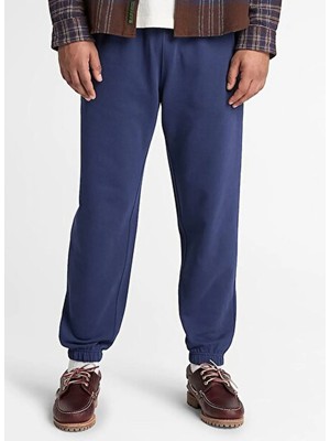 Timberland Lacivert Erkek Logo Baskılı Pantolon TBC0YHBWAIH1 Exeter Rıver Sweatpan