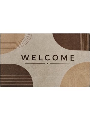 Evvon Dijital Baskılı Paspas Welcome 70X45 cm 2 Adet