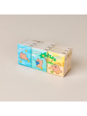 Bam 9'lu Mini Cep Mendili - Asorti - 16X7 cm
