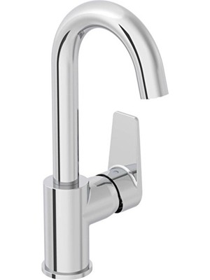 Artema Flow Square Lavabo Bataryası Döner Borulu Krom A43165