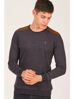V4000 Dewberry Erkek Sweatshırt-Siyah