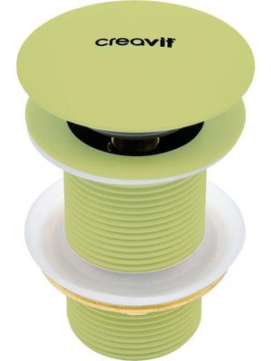 Creavit SF030.NEO Lavabo Sifon Başlığı Pop-Up Taşmasız - Neon