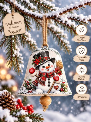 Nesli Evim 4 Tane Özel Seri El Yapımı Noel Çanları