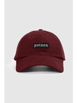 PataCute Poison Bordo Soft Baseball Şapka
