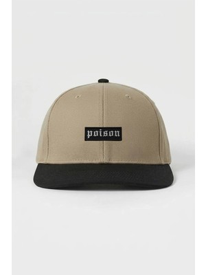 PataCute Poison Bej Snapback Şapka