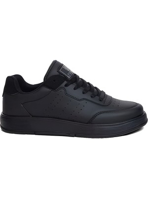 Vestora Siyah Unisex Hafif Rahat Taban Günlük Yürüyüş Sneaker Spor Ayakkabı