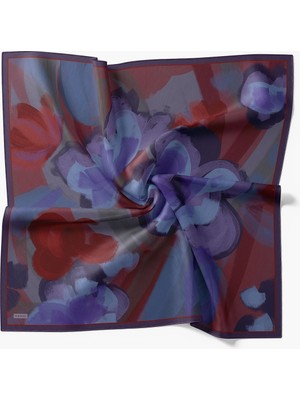 Silk Home Velora Eşarp Watercolor Lacivert