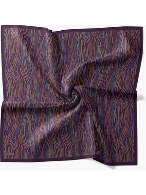 Silk Home Velora Eşarp Modern Zebra Koyu Mor