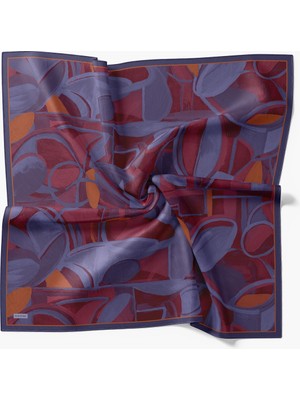 Silk Home Velora Eşarp Abstract Koyu Mor