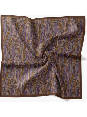 Silk Home Velora Eşarp Modern Zebra Kahverengi
