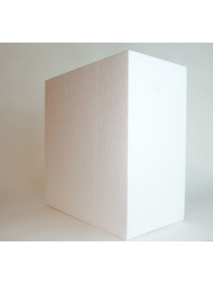 Beyaz Strafor Sepeti 15 x 15 x 15 cm Pasta Maket İçin Köpük Malzeme ile Dekoratif Tasarım