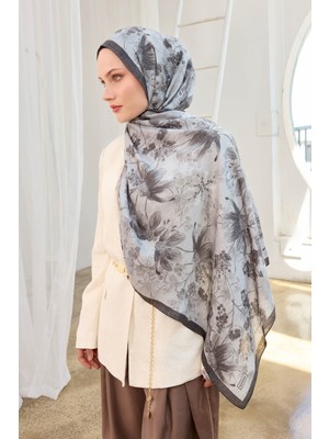 Silk Home Urban Hours Botanik Füme Mayda Şal