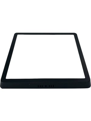 K2 KDL433B 24W Sıvaüstü Kare Panel LED Armatür Siyah Kasa 6500K Beyaz 1450 Lümen 230V Ac IP20