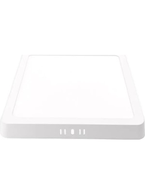 K2 KDL432 18W Sıvaüstü Kare Panel LED Armatür 6500K Beyaz 1440 Lümen Beyaz Kasa 230V Ac IP20