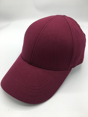 Voilove Gonca Düz Şapka Ayarlanabilir Bordo Renk 1. Kalite Pamuklu Gabardin Malzeme ile Rahat Kullanım