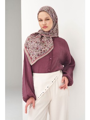 Silk Home Velora Eşarp Modern Flora Tozpembe 90X90