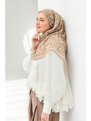 Silk Home Tencel Monare Eşarp Palet Kahverengi