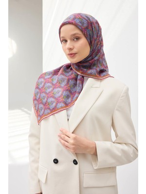 Silk Home Monare Eşarp Tomurcuk Koyu Fuşya 90X90