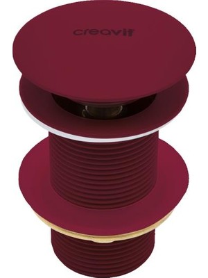 Creavit SF030.BRY Lavabo Sifon Başlığı Pop-Up Taşmasız - Berry